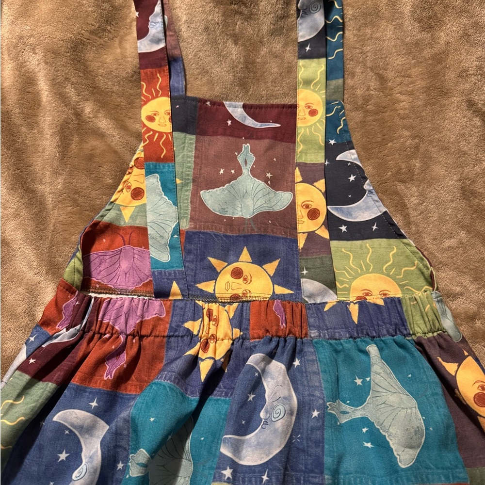 Celestial Patchwork Jumpsuit Overalls - image 8